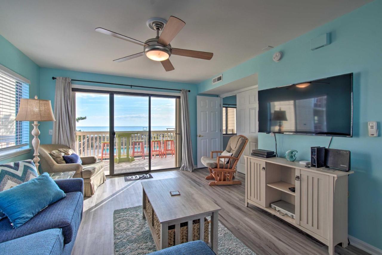 Ocean-View Condo With Deck, Steps To Carolina Beach! Zewnętrze zdjęcie