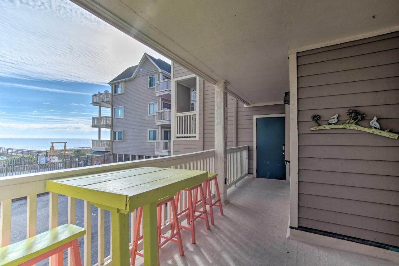 Ocean-View Condo With Deck, Steps To Carolina Beach! Zewnętrze zdjęcie