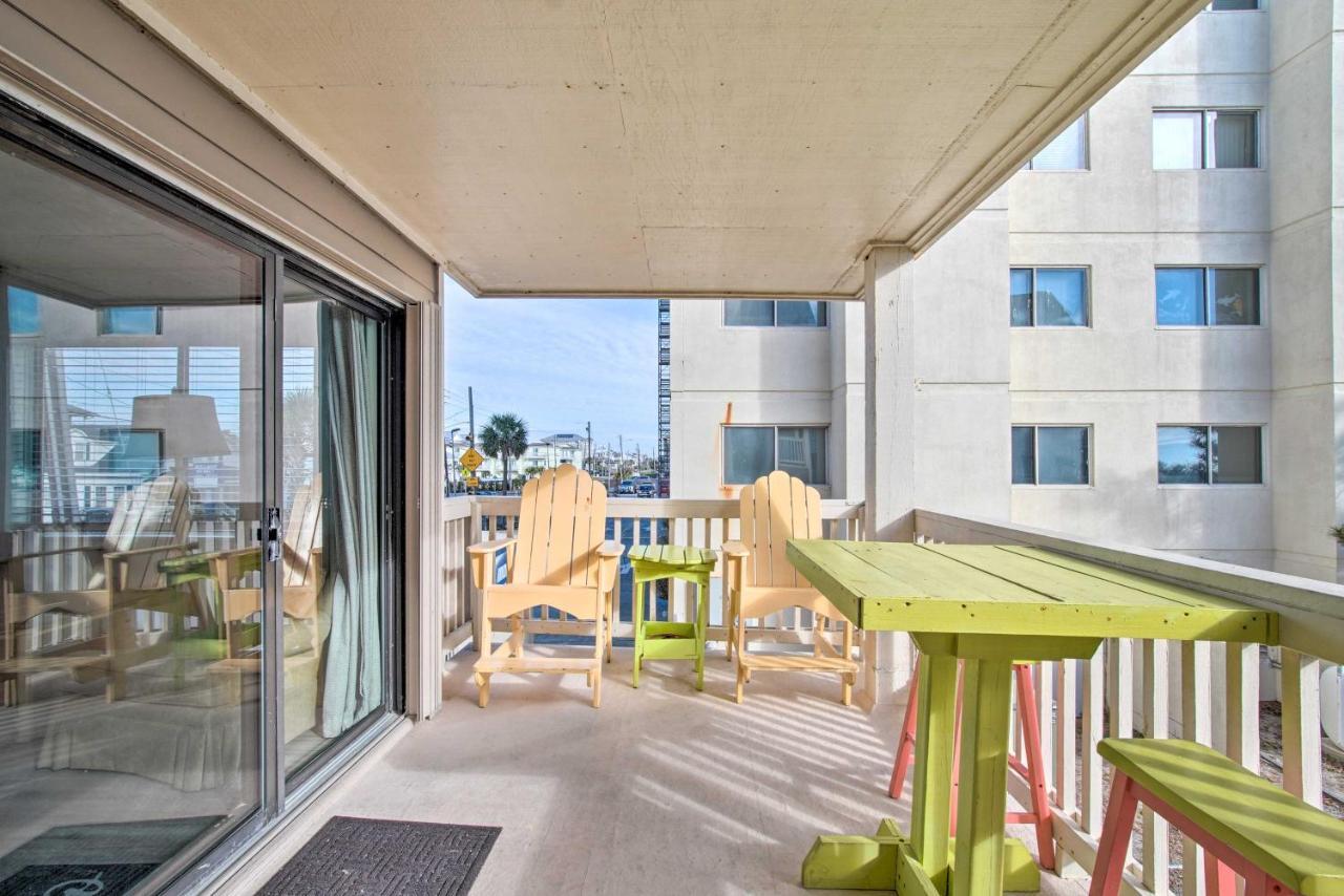 Ocean-View Condo With Deck, Steps To Carolina Beach! Zewnętrze zdjęcie